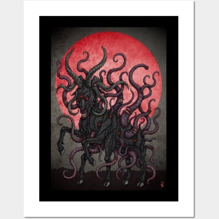 Black Goat Red Moon - Azhmodai 23 Posters and Art